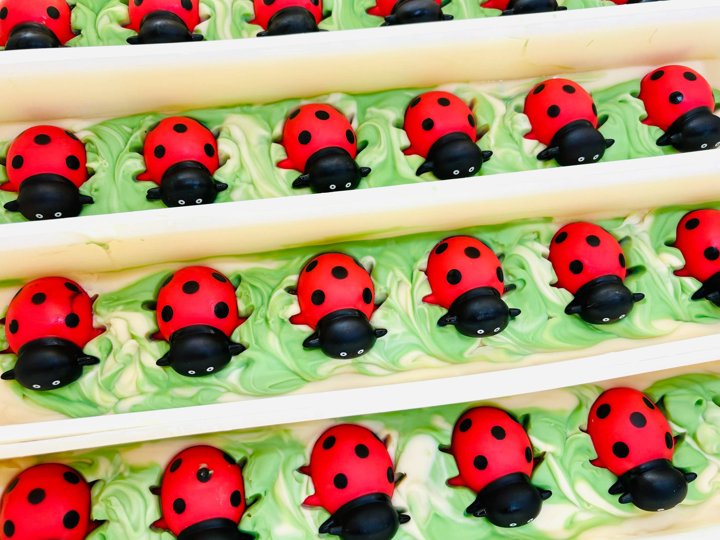 Ladybug Soap Bar – Vegan Cold Process Soap
