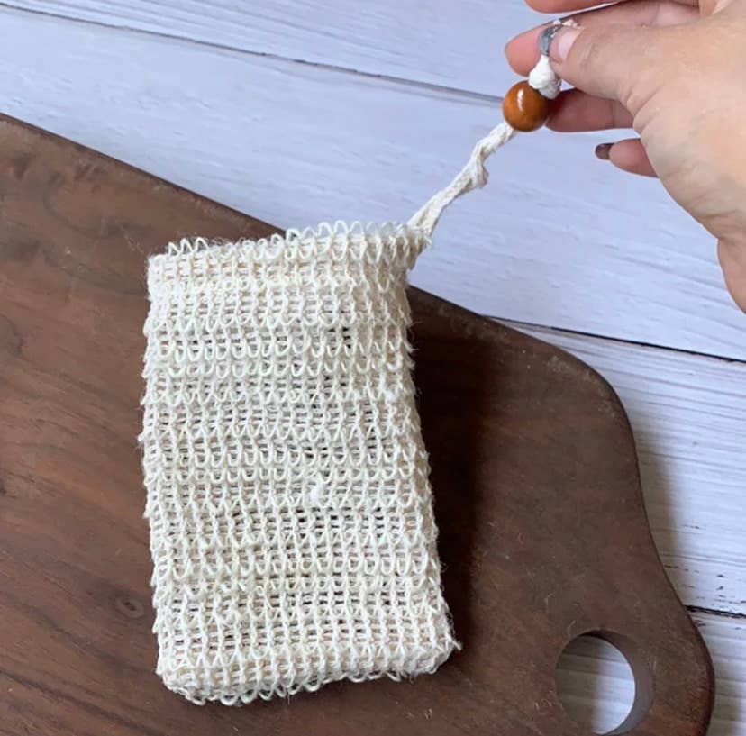 10 ct natural plant based sisal soap saver pouches
