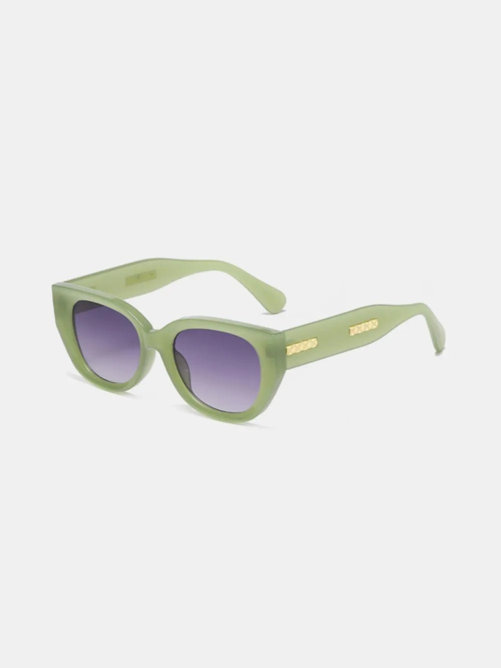 Bold Color Block Cat Eye Sunglasses - Cashmere Daisy