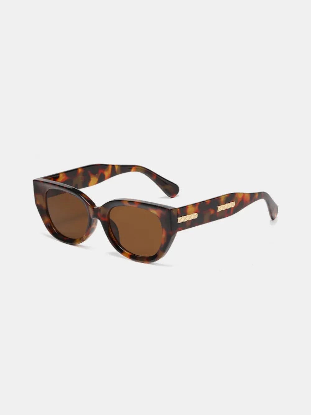 Bold Color Block Cat Eye Sunglasses - Cashmere Daisy
