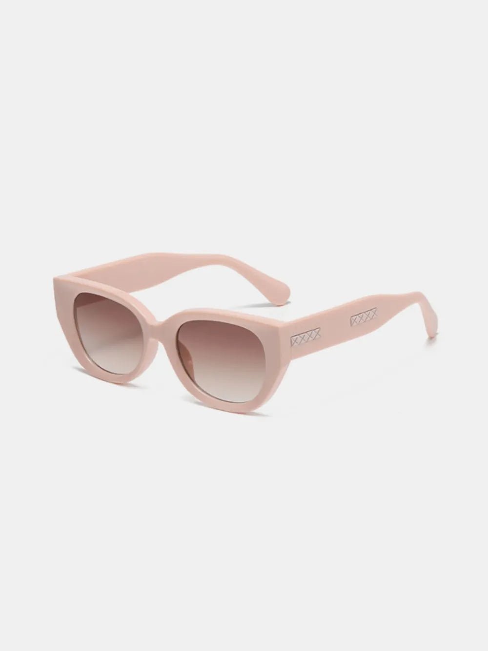 Bold Color Block Cat Eye Sunglasses - Cashmere Daisy