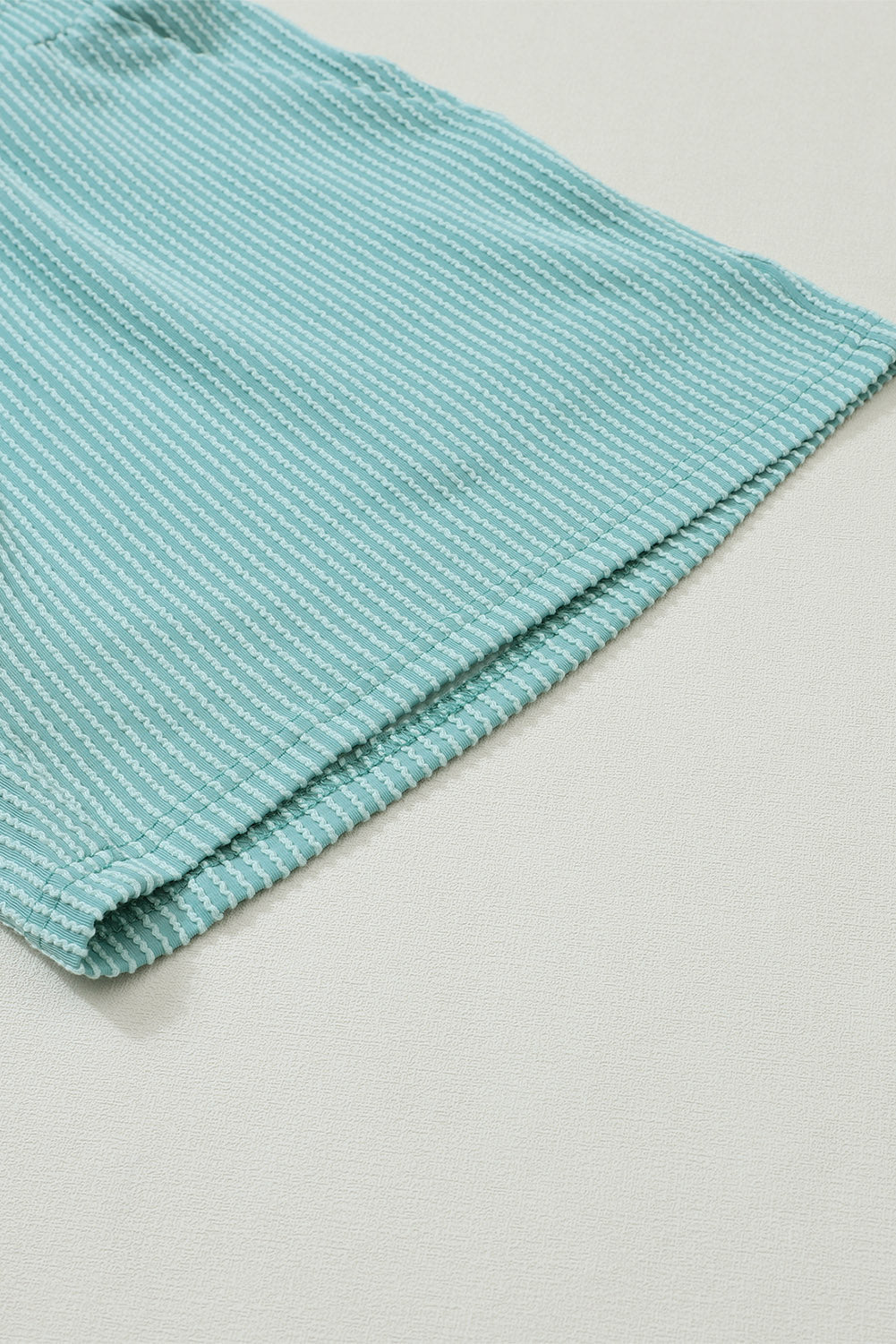 Corded V Neck Slouchy Top & Pocketed Shorts Set | Soft & Versatile