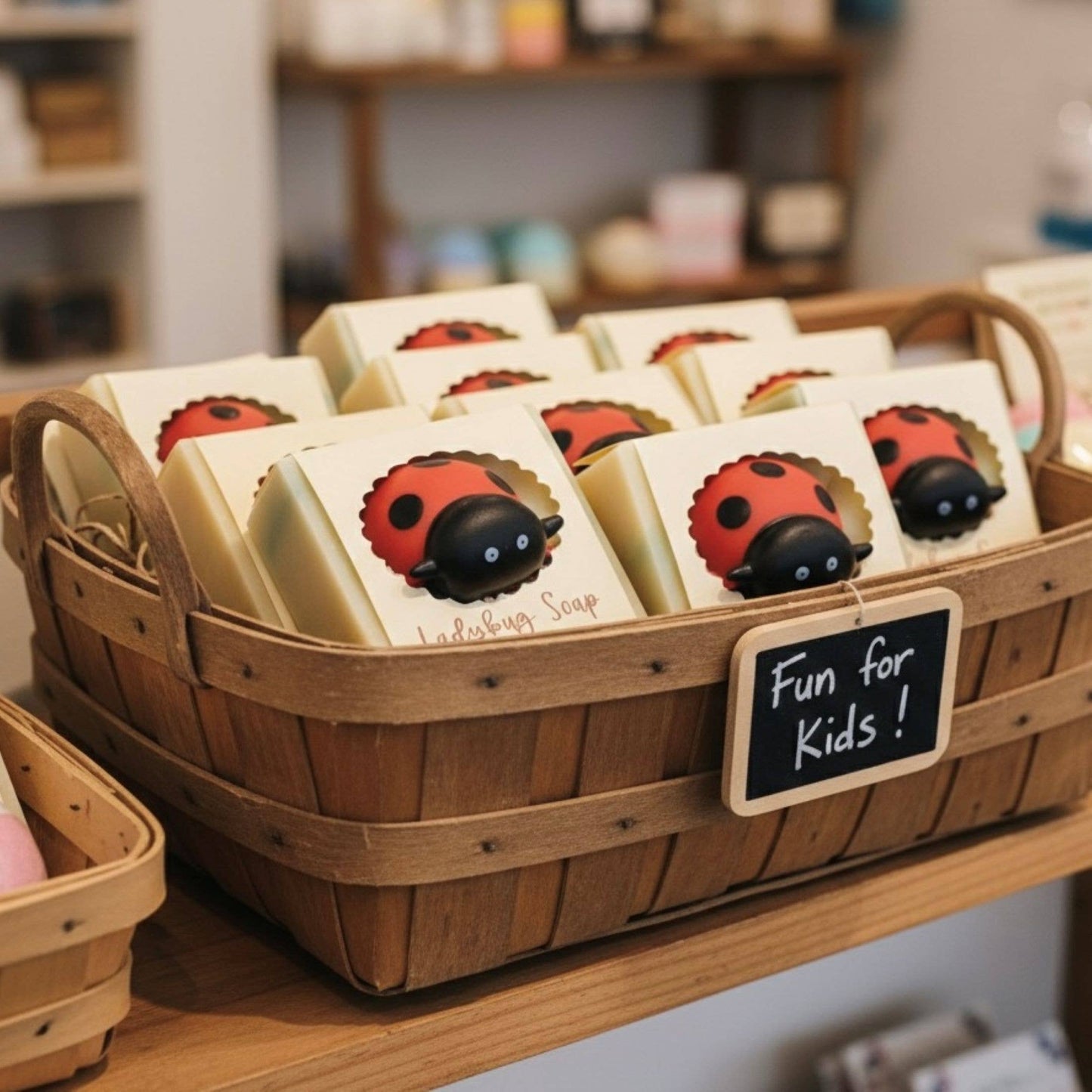 Ladybug Soap Bar – Vegan Cold Process Soap