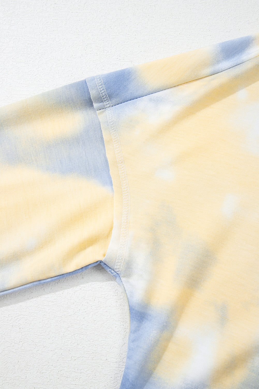 Multicolor Tie Dye Henley Top & Drawstring Pants Set | Fun & Eye-Catching