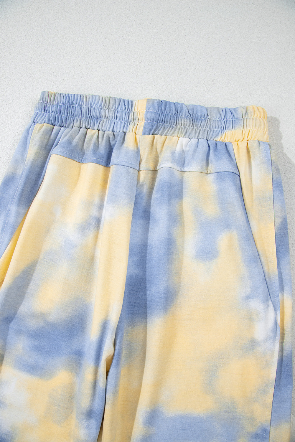 Multicolor Tie Dye Henley Top & Drawstring Pants Set | Fun & Eye-Catching