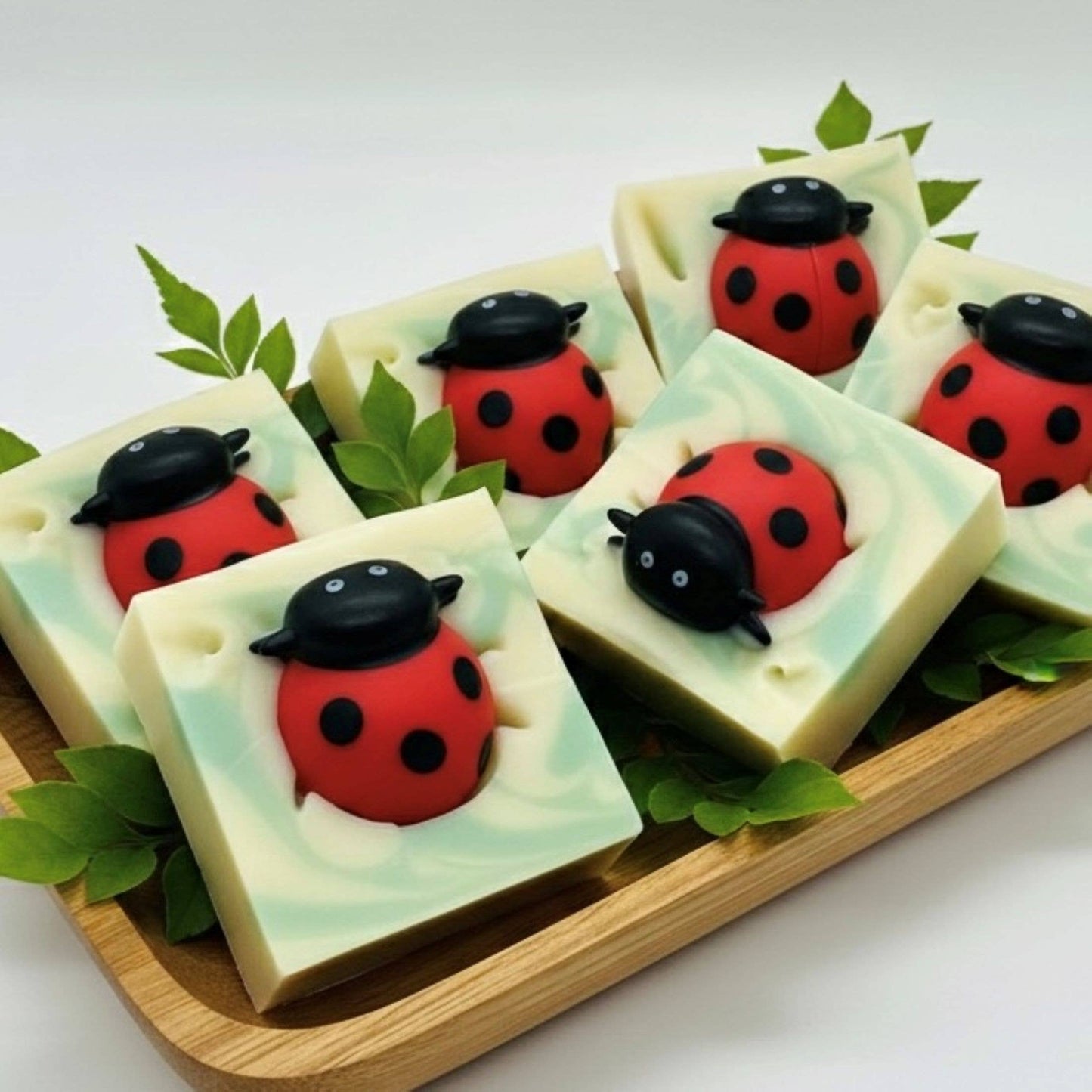 Ladybug Soap Bar – Vegan Cold Process Soap