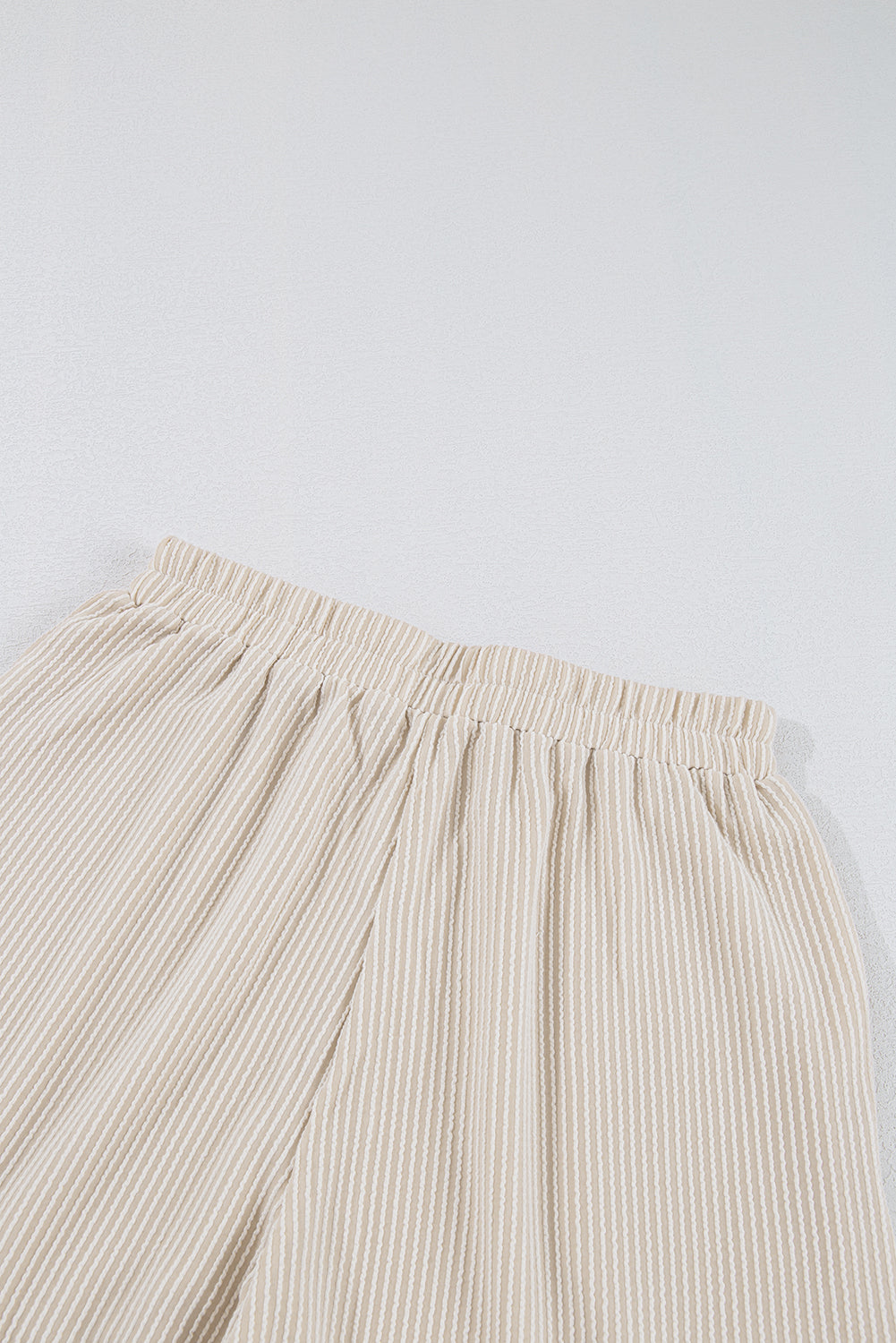 Corded V Neck Slouchy Top & Pocketed Shorts Set | Soft & Versatile