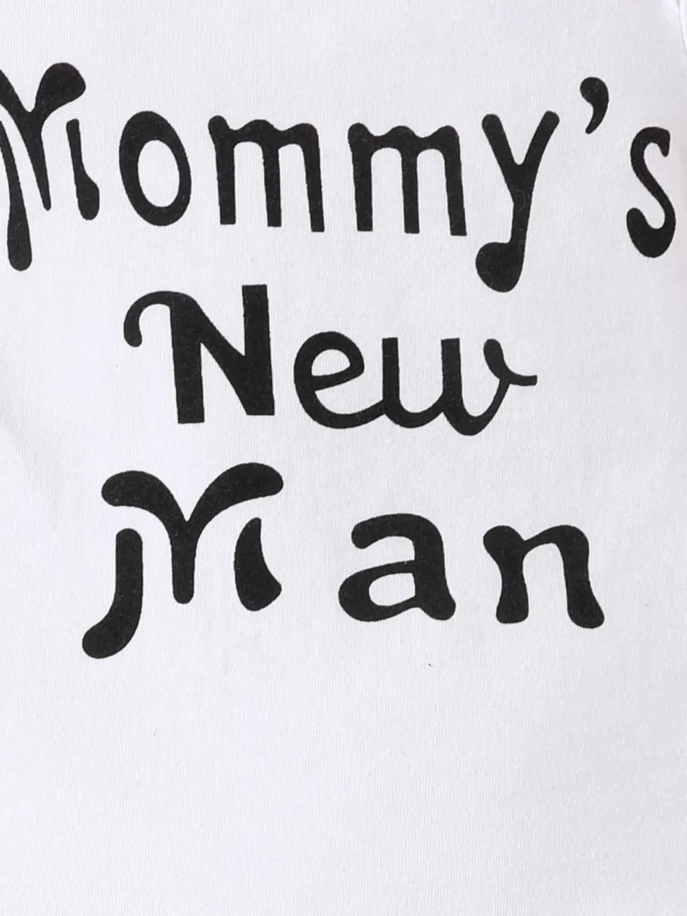 Children's Mommy's New Man Bodysuit and Pants Set with Hat - Cashmere Daisy