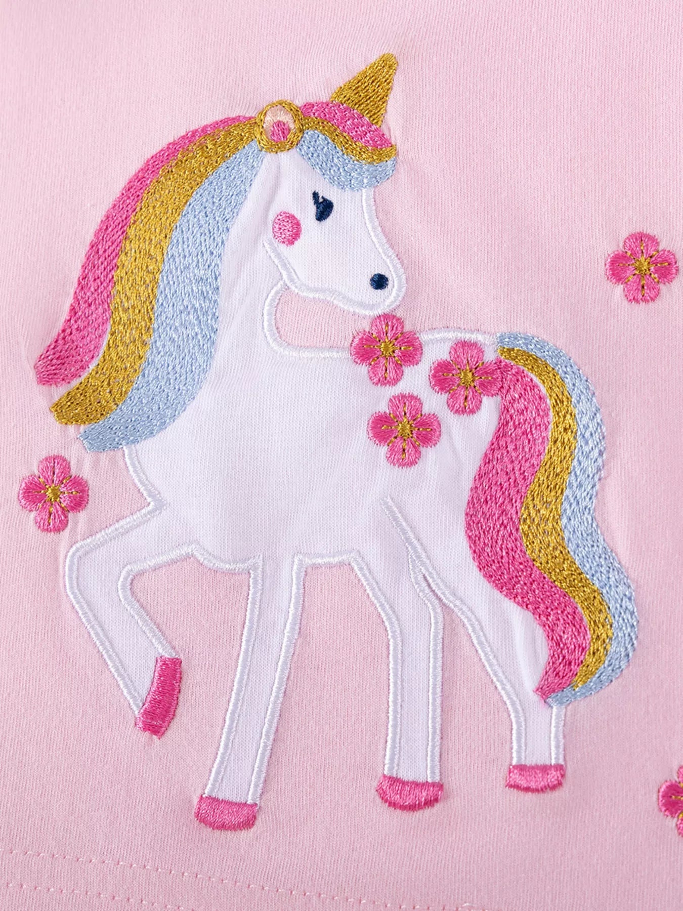 Children's Unicorn Rainbow Tulle Dress Set - Cashmere Daisy