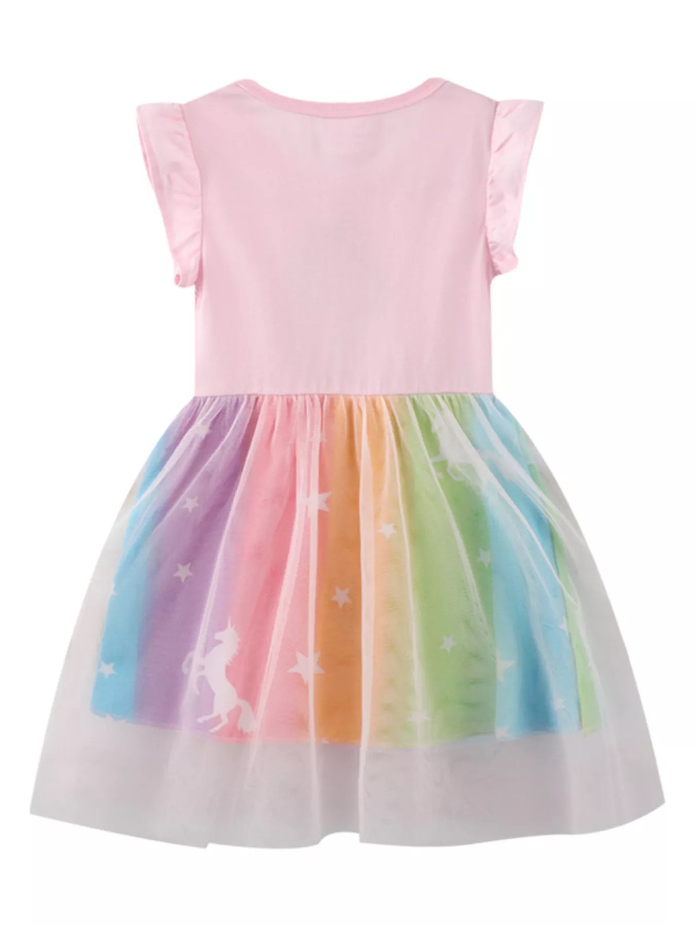 Children's Unicorn Rainbow Tutu Dress - Cashmere Daisy