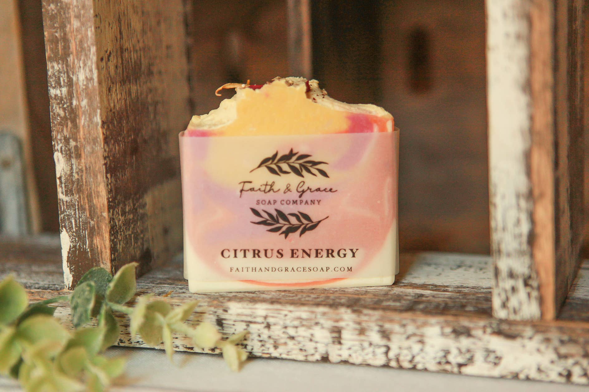 Citrus Energy Soap Bar – Cold Process Soap - Cashmere Daisy