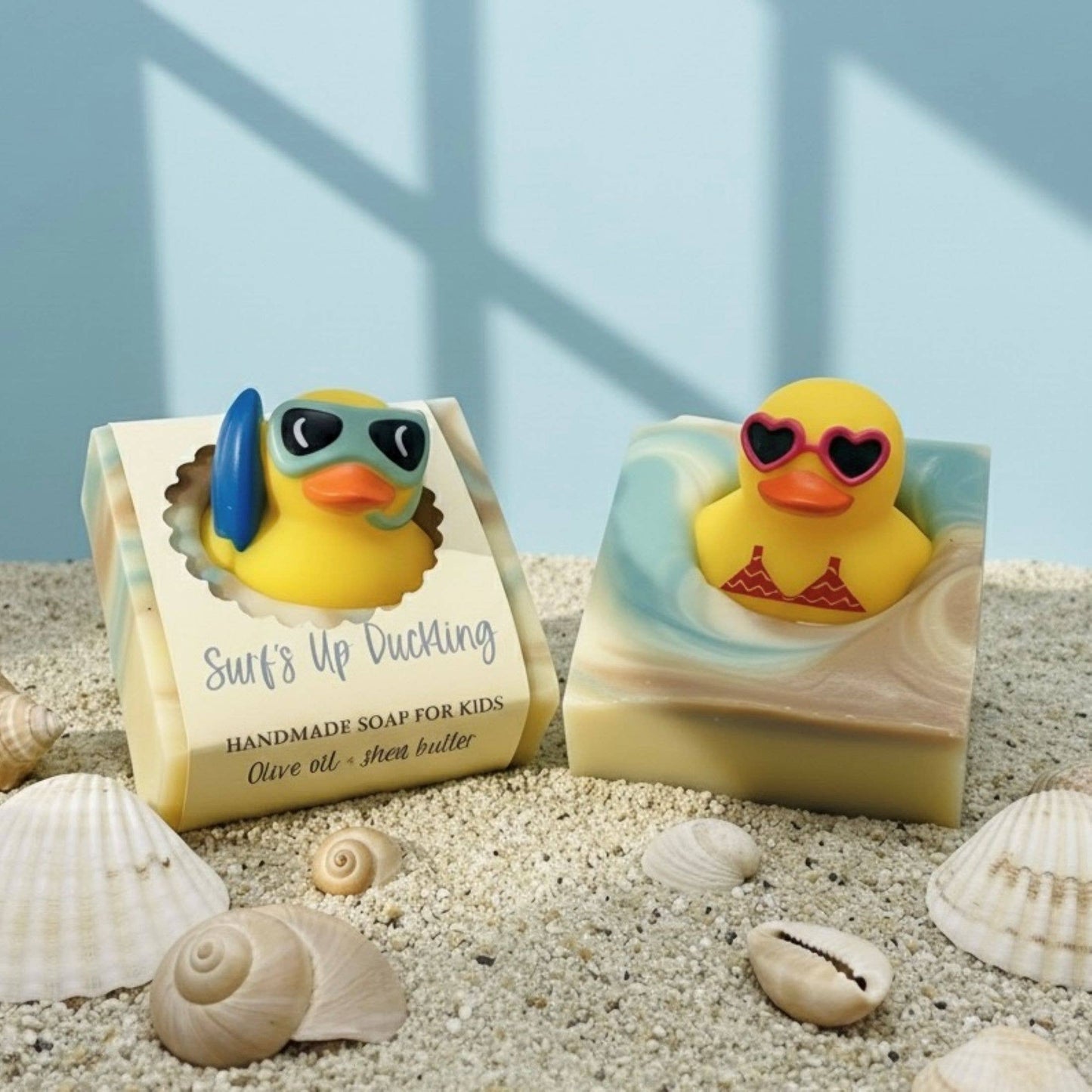 Summer Surf’s Up Duckling Soap Bar – Vegan Cold Process Soap