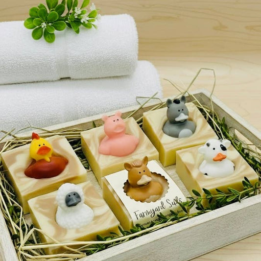 Farmyard Suds Soap Bar – Vegan Cold Process Soap - Cashmere Daisy