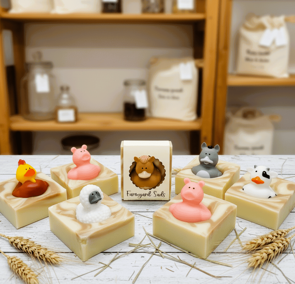 Farmyard Suds Soap Bar – Vegan Cold Process Soap - Cashmere Daisy