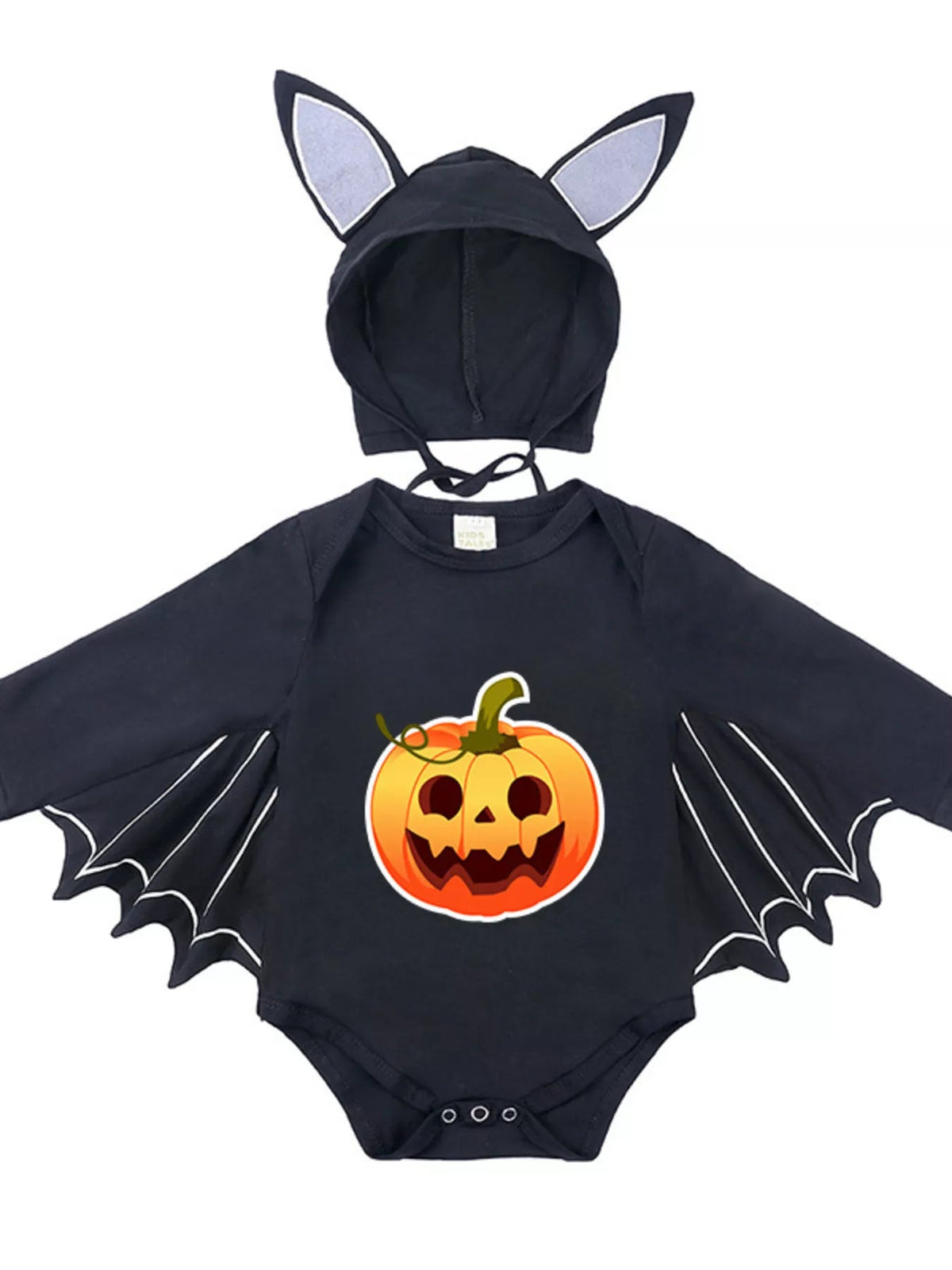 Halloween Little Boo Bat Wing Bodysuit & Hat Costume Set 🦇🎃 - Cashmere Daisy