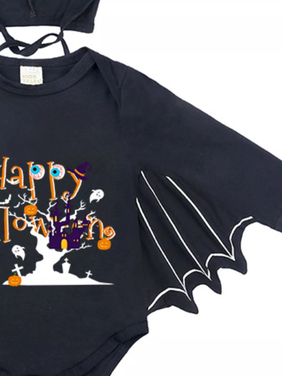 Halloween Little Boo Bat Wing Bodysuit & Hat Costume Set 🦇🎃 - Cashmere Daisy