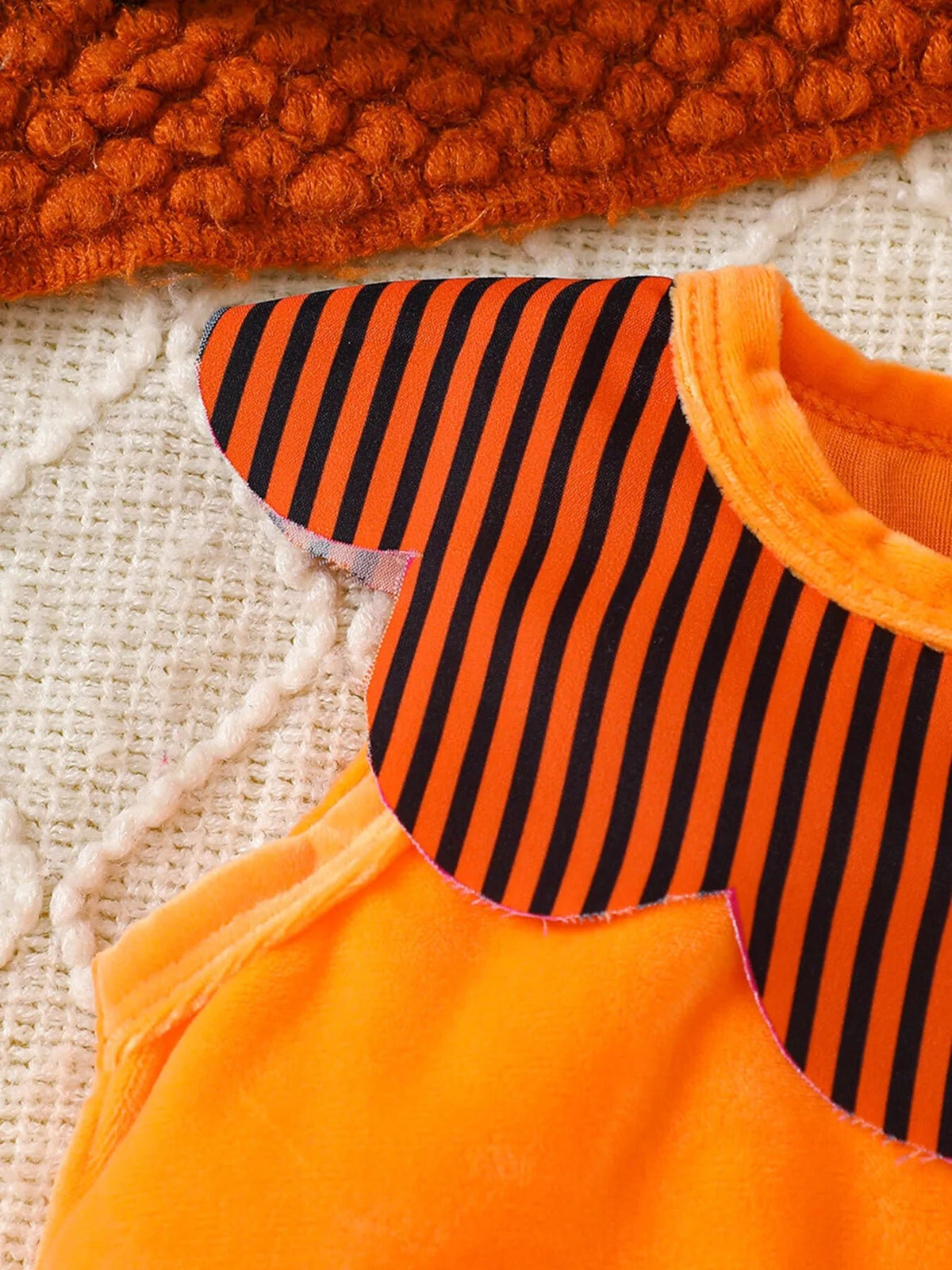 Halloween Little Boo Romper & Beret Set - Cashmere Daisy