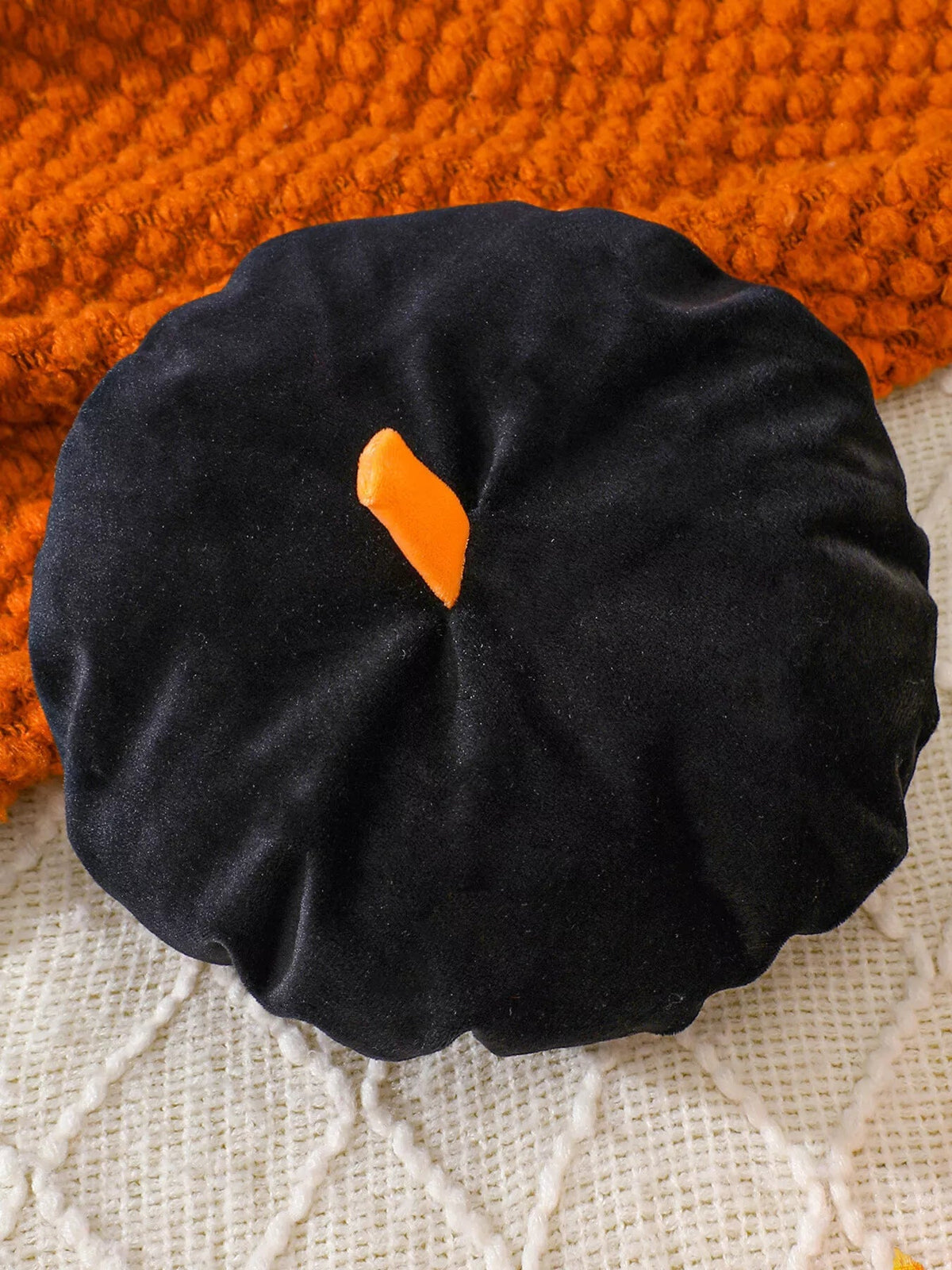 Halloween Little Boo Romper & Beret Set - Cashmere Daisy