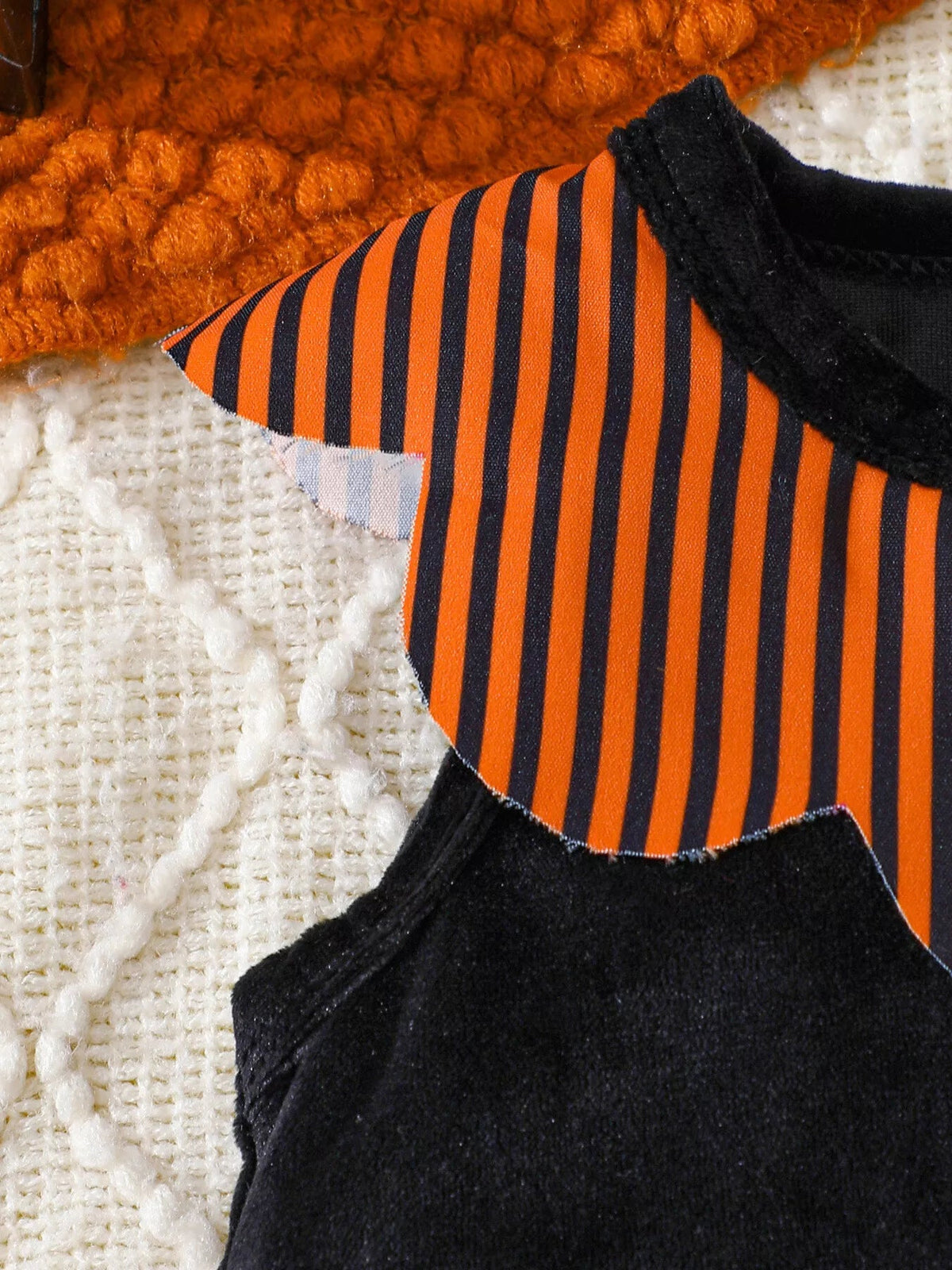 Halloween Little Boo Romper & Beret Set - Cashmere Daisy