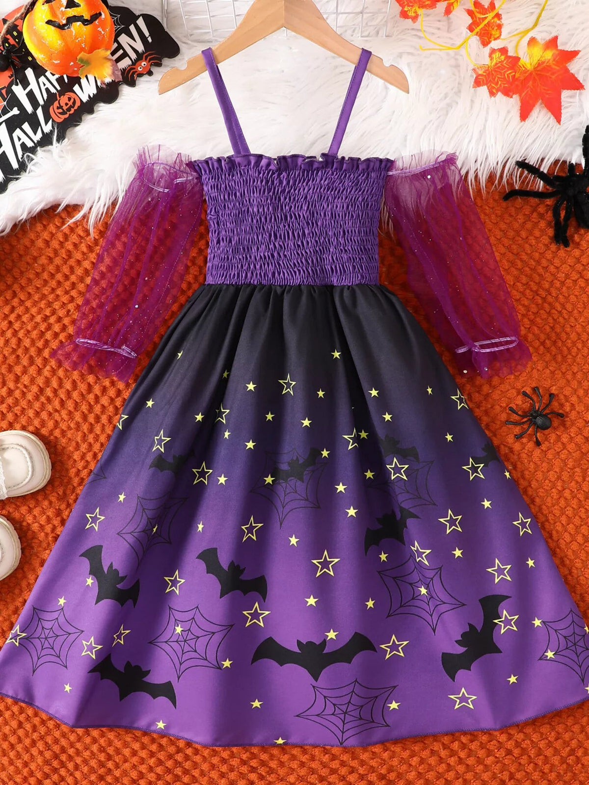 Halloween Little Witch Purple Halloween Dress Costume 🧙‍♀️💜🎃 - Cashmere Daisy