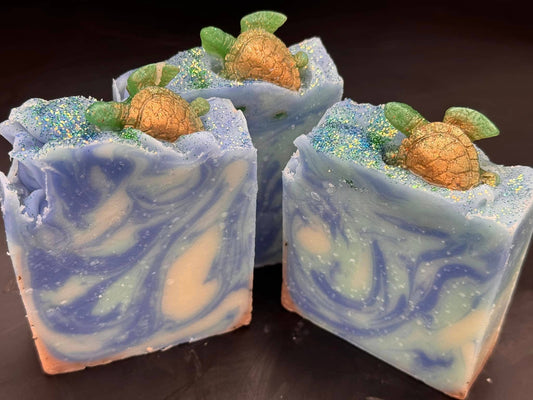 Sea Turtle Goat Milk Soap – Cold Process Soap - Cashmere Daisy